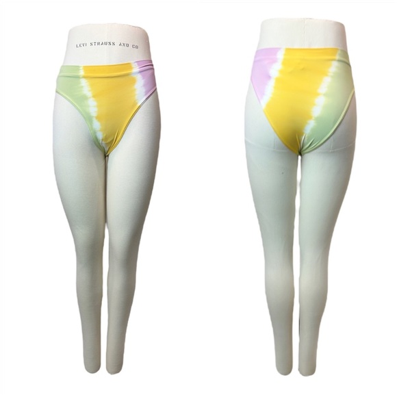 L*Space Diagonal Sunburst Tie Dye Frenchi Bitsy Bottoms - Picture 8 of 9